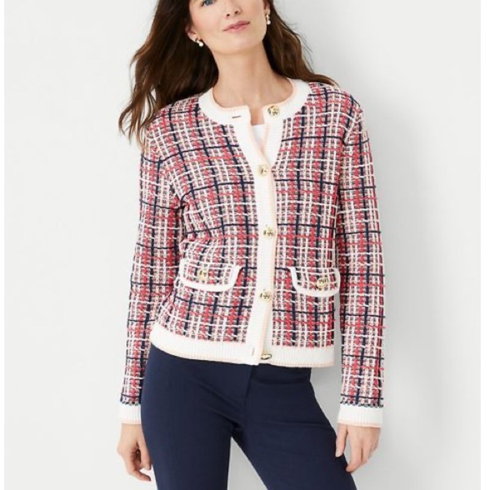 Tweed Sweater Jacket